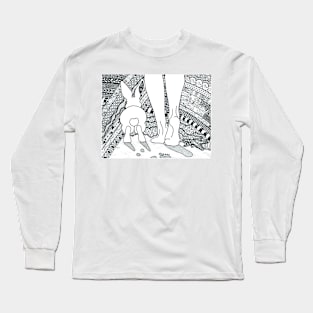 Rabbit Beyond the Rainbow Bridge Long Sleeve T-Shirt